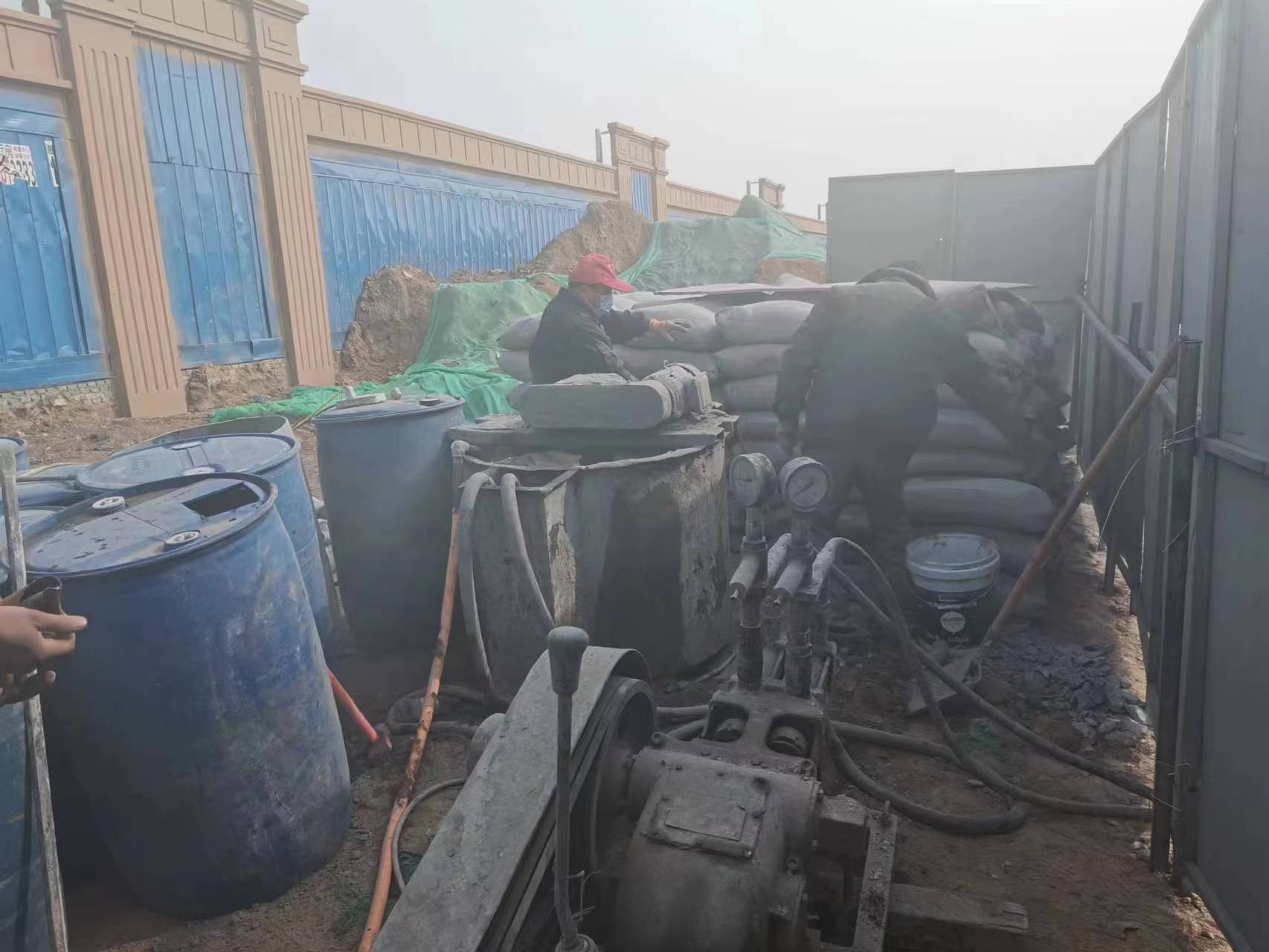 贾汪地基沉降注浆加固